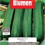 Confezione di semi di zucchine 'Diamant F.1' di Blumen, semi di ortaggi per il giardino.