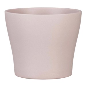 Vaso per piante t.b.t. rosa, forma conica.