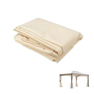 Pannelli laterali beige per gazebo, accessorio per la protezione solare