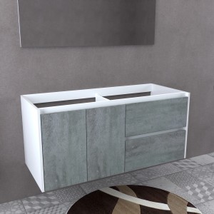 Mobile bagno t.b.t., grigio/bianco.