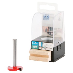 Fresa a disco LUX HM, larghezza scanalatura 5 mm, diametro 30 mm, con confezione.