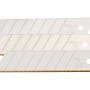 Lame trapezoidali LUX a strappo 22mm, 3 pezzi per cutter. Lame in acciaio, adatte per cartone, carta, PVC.