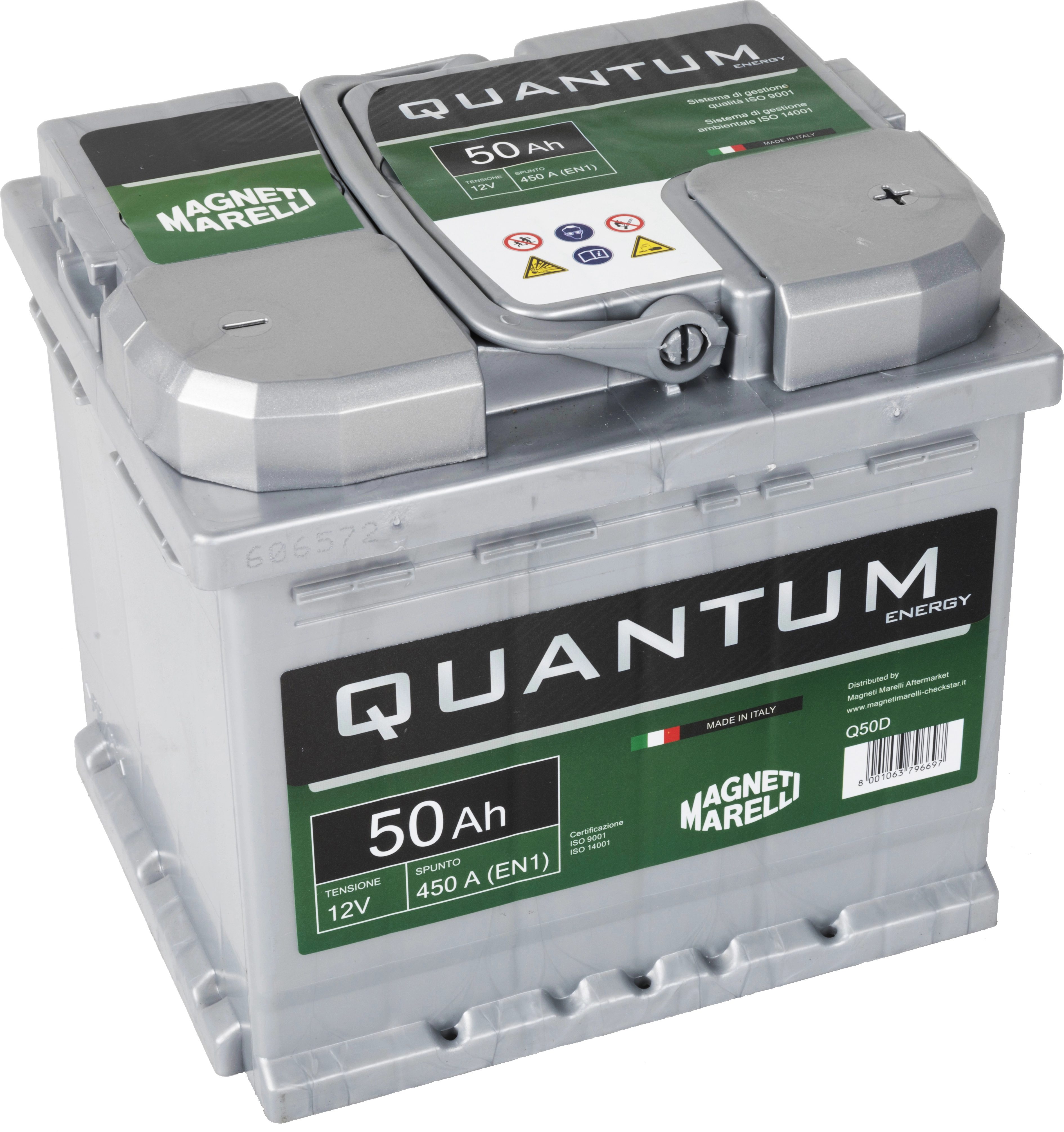 OFFERTA Batteria per auto 'quantum' magneti marelli 50ah, 450a