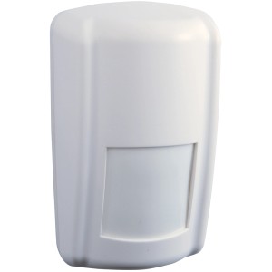 Rilevatore di movimento bianco per sistemi di allarme.