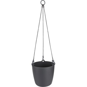 Vaso sospeso grigio di t.b.t. per fiori e piante.