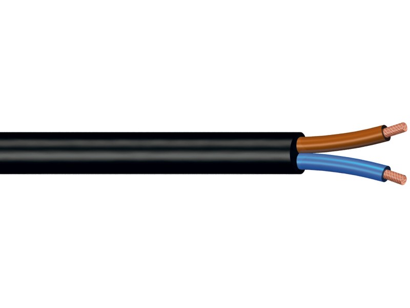 Cavo Elettrico H05VVH2-F 2x1mm 20m Nero - Electraline - Foto 6