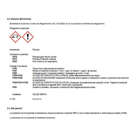 Calce Idrata Per Agricoltura Biologica - Combi Pack 2 Buste Da 4 Kg (totale 8 Kg), Correttore PH Terreno, Protezione Tronchi