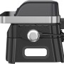 Campingaz Barbecue elettrico Attitude 2 Go, grill da tavolo nero compatto, vista laterale.