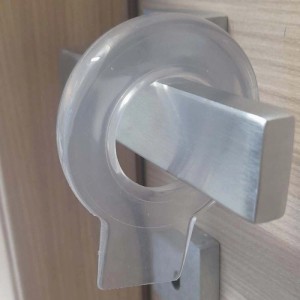 Fermaporta silicone Ø 6 cm trasparente