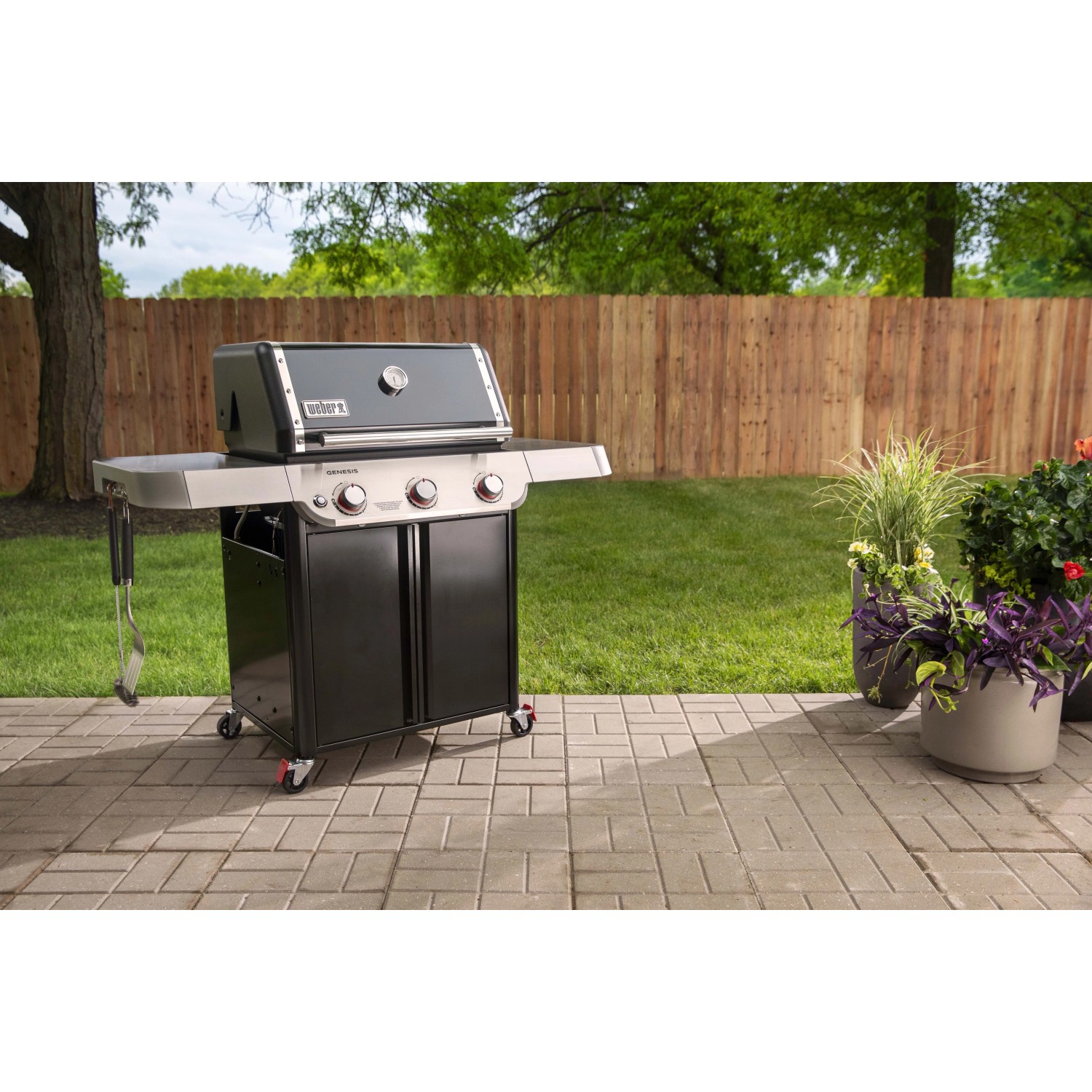 GFTIME 62752 - Bruciatore per barbecue a gas Weber Genesis E/S-310 320 330 (2011-2016 con manopole anteriori), non compatibile con Genesis II/LX 310 340