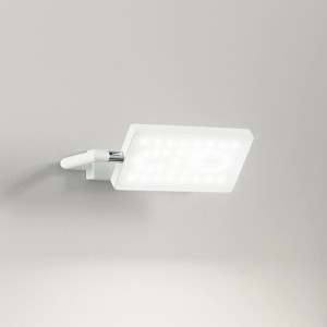 Applique LED da parete Book bianca 1300 lm 17x26x15 cm