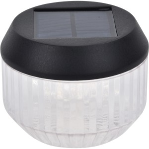 Lutec Diva lampada da tavolo solare, nera, set da 2. Luce decorativa con pannello solare e diffusore a coste.