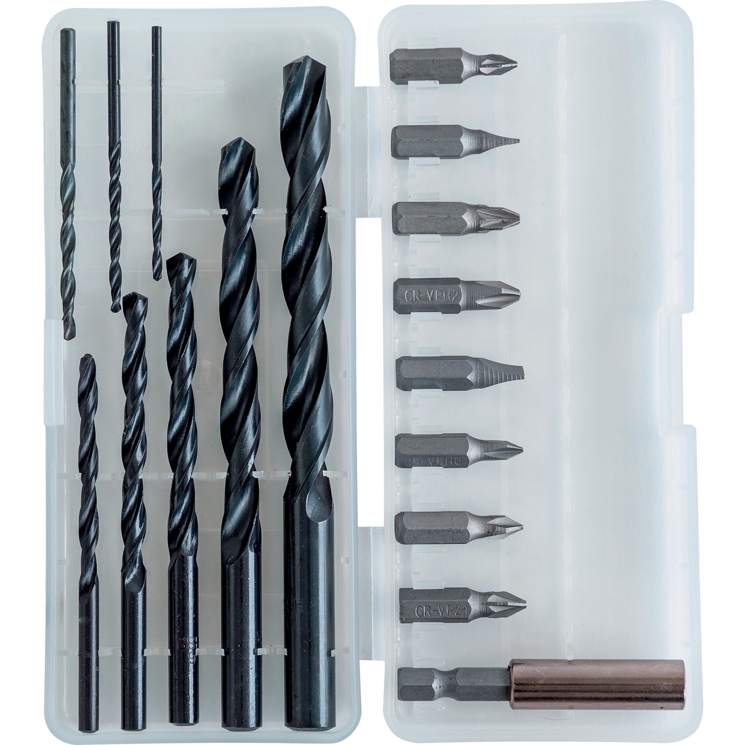 t.b.t. Set di punte e inserti per avvitatori a batteria in scatola.