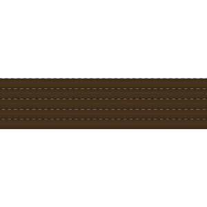 Lamelle marroni per tapparelle, vista dettagliata.