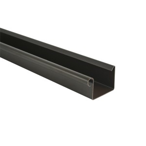 Grondaia rettangolare Marley RG 70, marrone, lunghezza 3 m, in plastica.