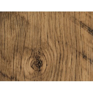 Dettaglio: pavimento laminato Comfort rovere antico con struttura e venature in legno vecchio.