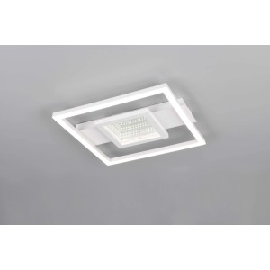 Plafoniera LED Wheleer quadrata 2000lm 4000K 35x35cm bianco opaco