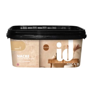 Secchio di pittura decorativa effetto Nacre Noisette, ideale per pareti.