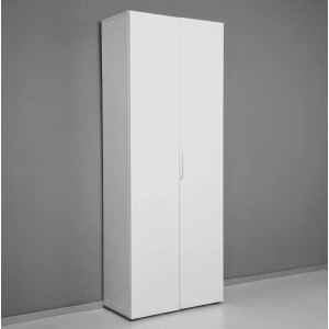 Armadio multiuso 5 vani 181x69x36 cm bianco