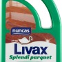 Livax Splendi parquet detergente in flacone verde per pavimenti in legno lucido.