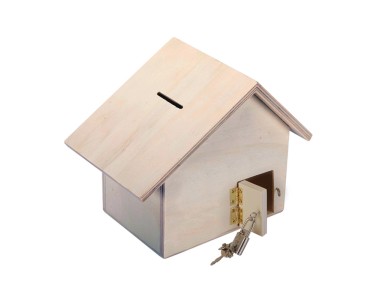 Salvadanaio Legno Baita Marina Rossa 19,5 Cm – Spiaggia E Nautica - 4