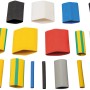 Guaine termorestringenti colorate per isolamento cavi, varie dimensioni.