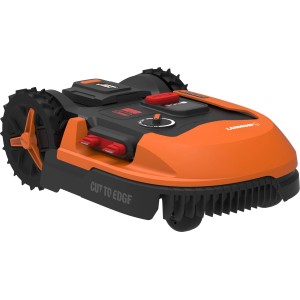 Worx Landroid L1000 robot tagliaerba WR147E.1, arancio-nero, per prati fino a 1000 m².