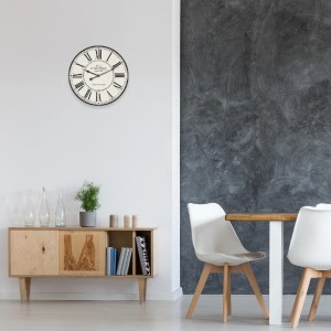 Orologio da parete in stile vintage con numeri romani, categoria Orologi e sveglie.