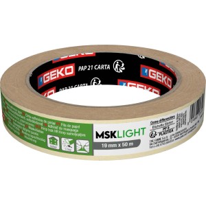 Rotolo di nastro adesivo, 19mm x 50m, per bordi di pittura puliti.