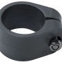 Collare per tubi nero t.b.t. in metallo o plastica con vite.