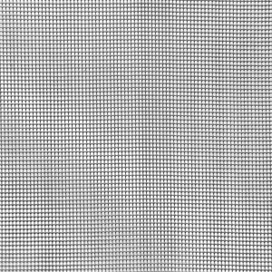 Dettaglio di una struttura a rete grigia t.b.t. per zanzariera.