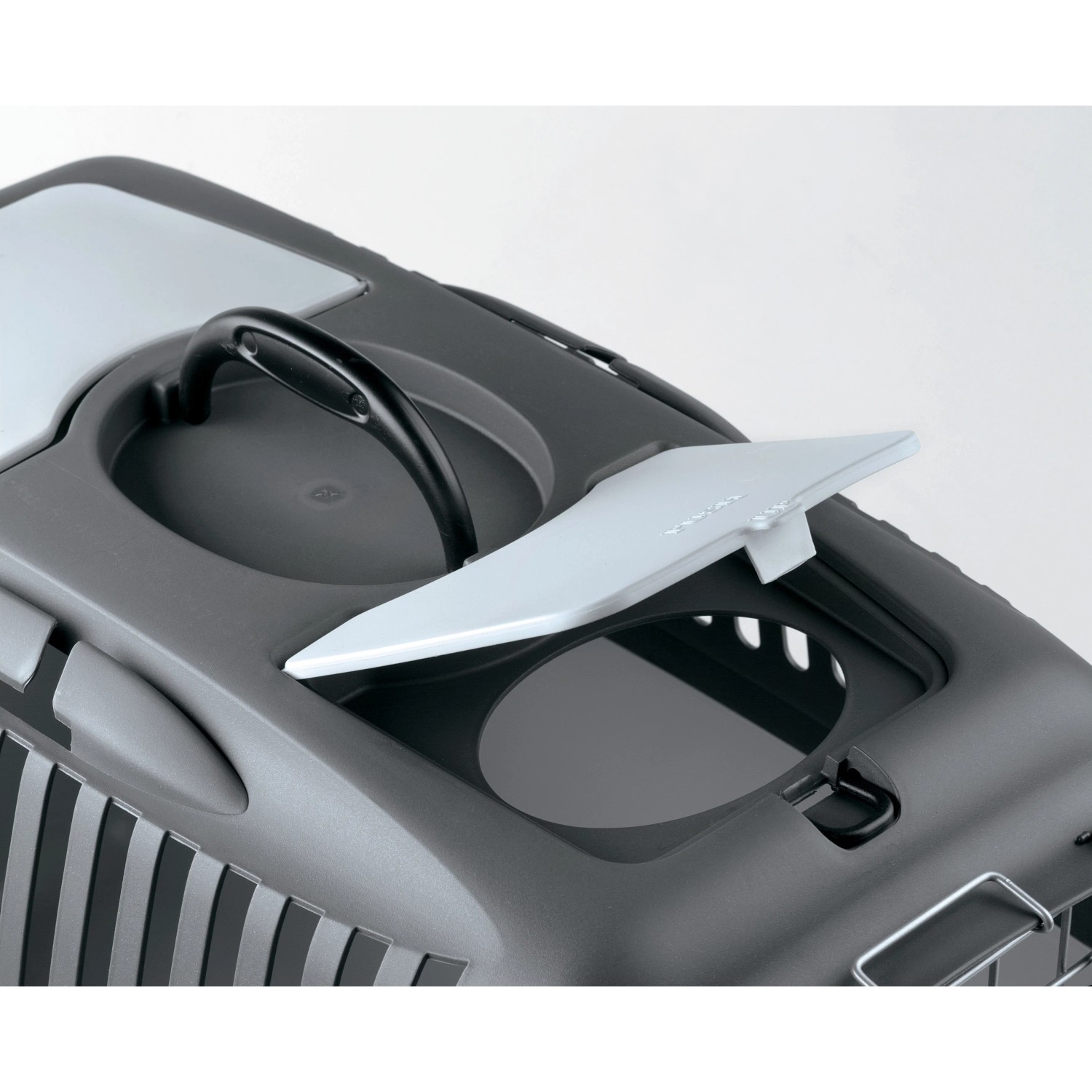 Trasportino Per Animali Stefanplast Gulliver 4 - 72x51x51.6 Cm, Grigio, Norme IATA - Foto 3