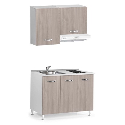 Cucina monoblocco Zagabria 120 cm olmo