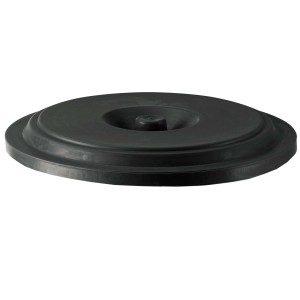 Coperchio nero per contenitore rifiuti, t.b.t.