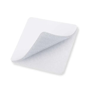 Adesivi a strappo quadrati bianco 2 x 2 cm