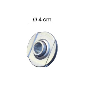 Cuscinetto tapparelle tondo incastro zincato Ø 40 mm