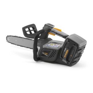 Motosega a batteria di t.b.t. per lavori di legno precisi.