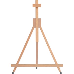 Cavalletto t.b.t. in legno, ideale per dipingere ed esporre.