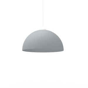 Lampada a sospensione grigia t.b.t. dal design minimalista per interni.