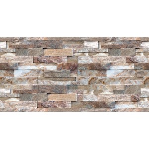 Rivestimento murale t.b.t. effetto pietra, beige-marrone.