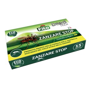 Confezione di Fito Zanzare Stop antizanzare con 15 capsule.