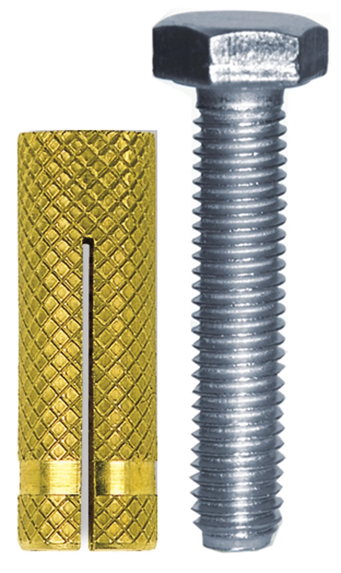 Tasselli Fischer In Ottone Filettati Interni PO M 8x30 Mm - 100 Pezzi, Filetto Metrico M8, Per Fissaggi Resistenti