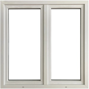 Finestra in PVC bianca t.b.t. a due ante per la tua casa.