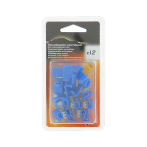 Connettori rapidi blu per auto, set da 12.