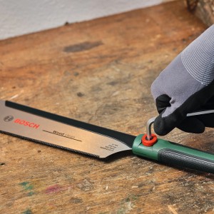 Sega giapponese Bosch Japansäge Dozuki 270 mm con chiave a brugola per cambiare la lama.