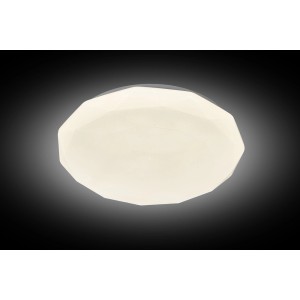 Plafoniera LED t.b.t., moderna lampada da soffitto bianca.