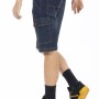 Pantaloncini da lavoro blu con tasca cargo, parte della collezione abbigliamento da lavoro e accessori.