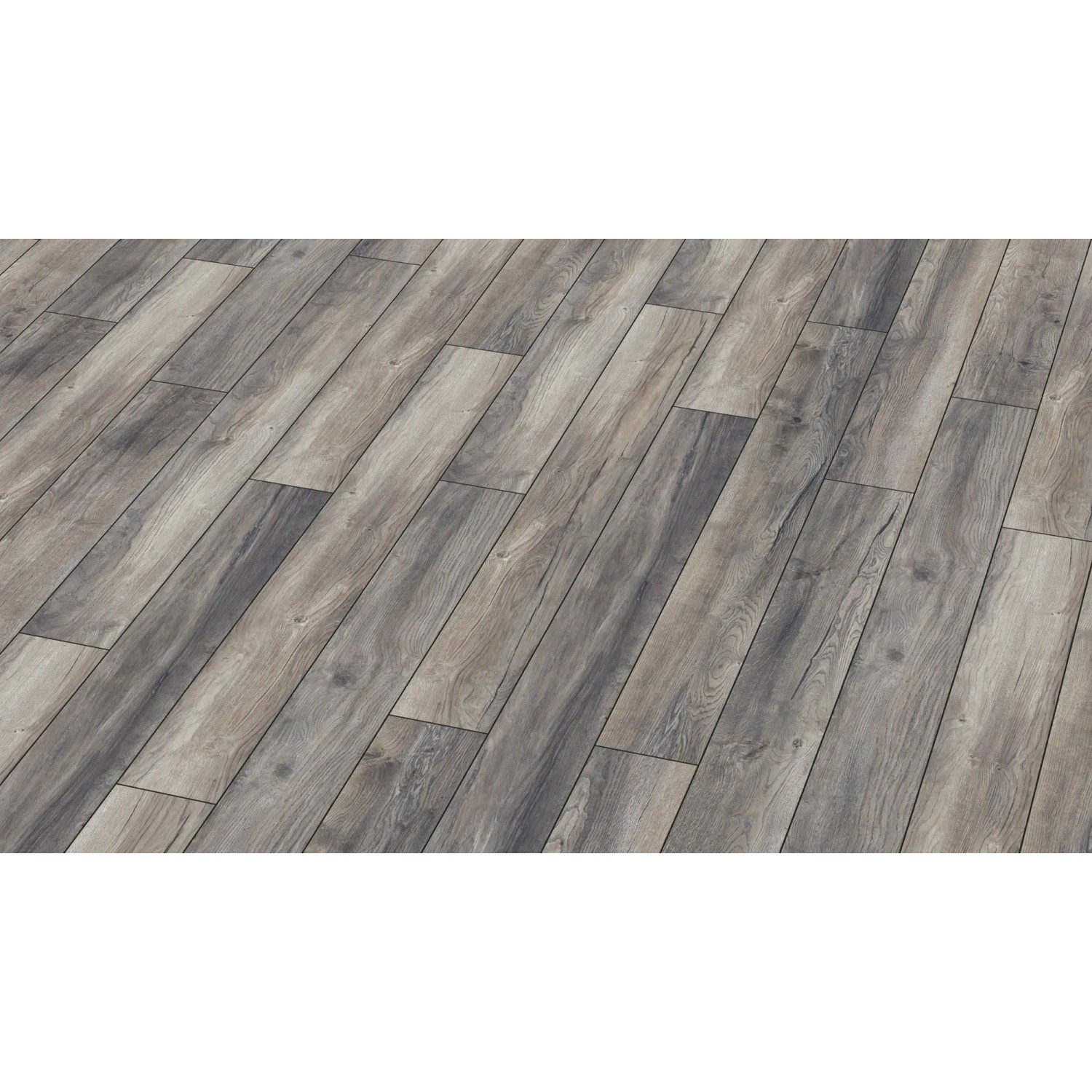 Dettaglio di pavimento laminato t.b.t. effetto legno, posato.