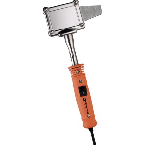 Saldatore t.b.t. con manico arancione per saldature precise.