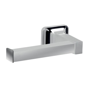 t.b.t. Porta carta igienica cromato, squadrato.